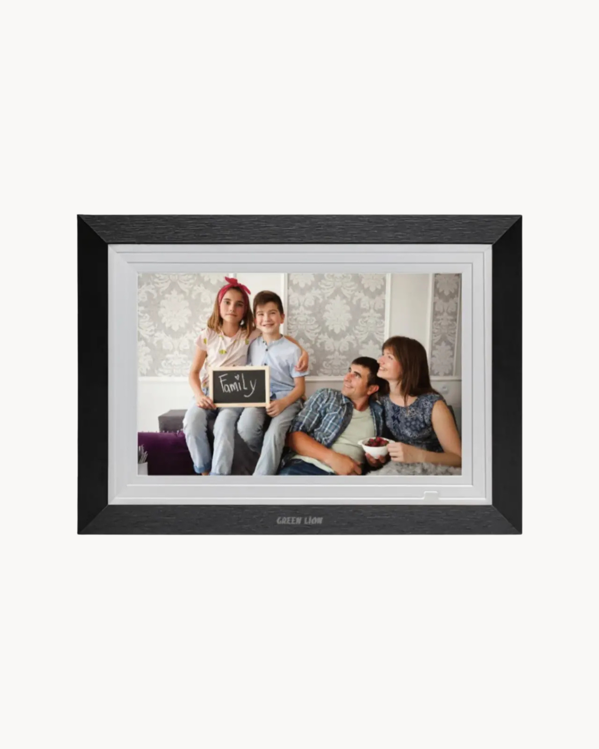 Green Lion Digital Picture Frame - Black