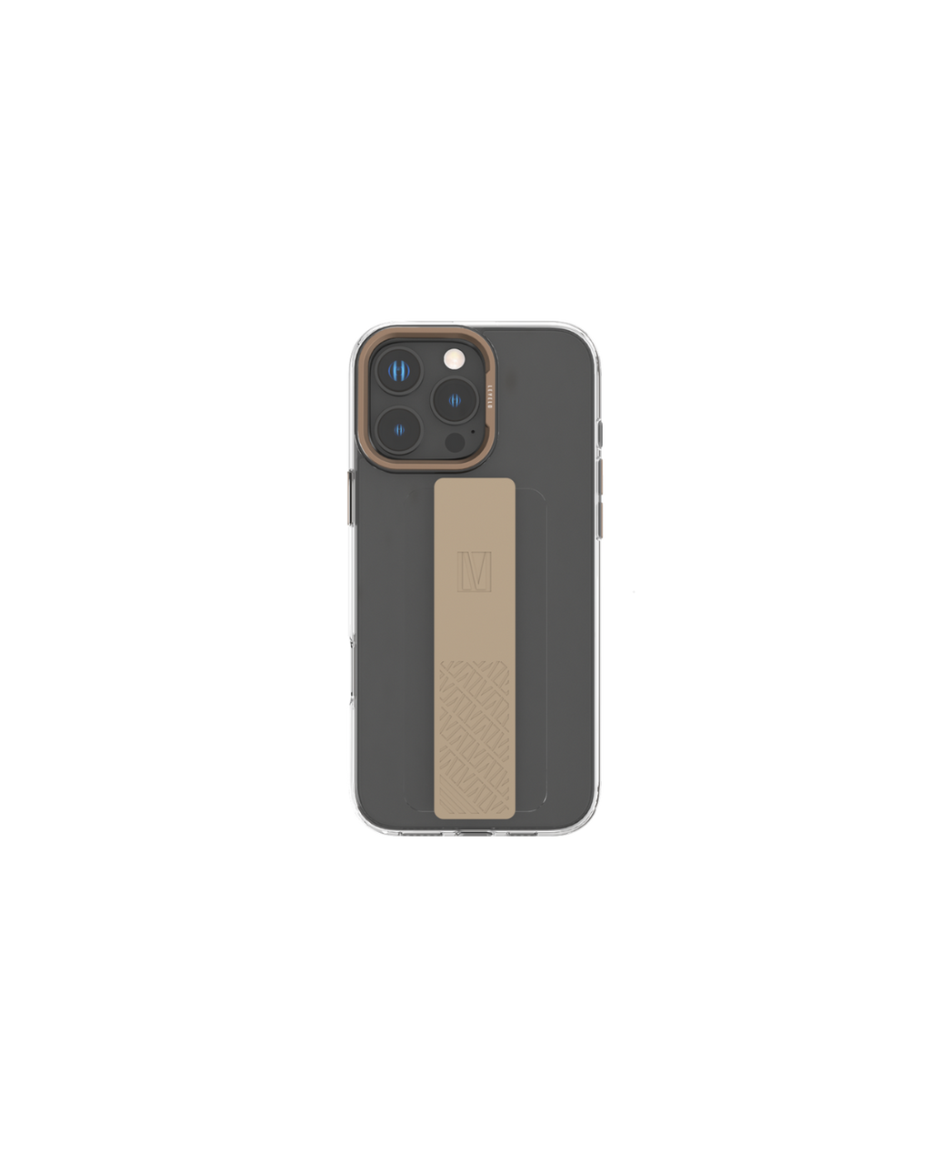Levelo Graphia IMD Silicone Grip Case For iPhone 16 Pro Max / 16 Pro - Black