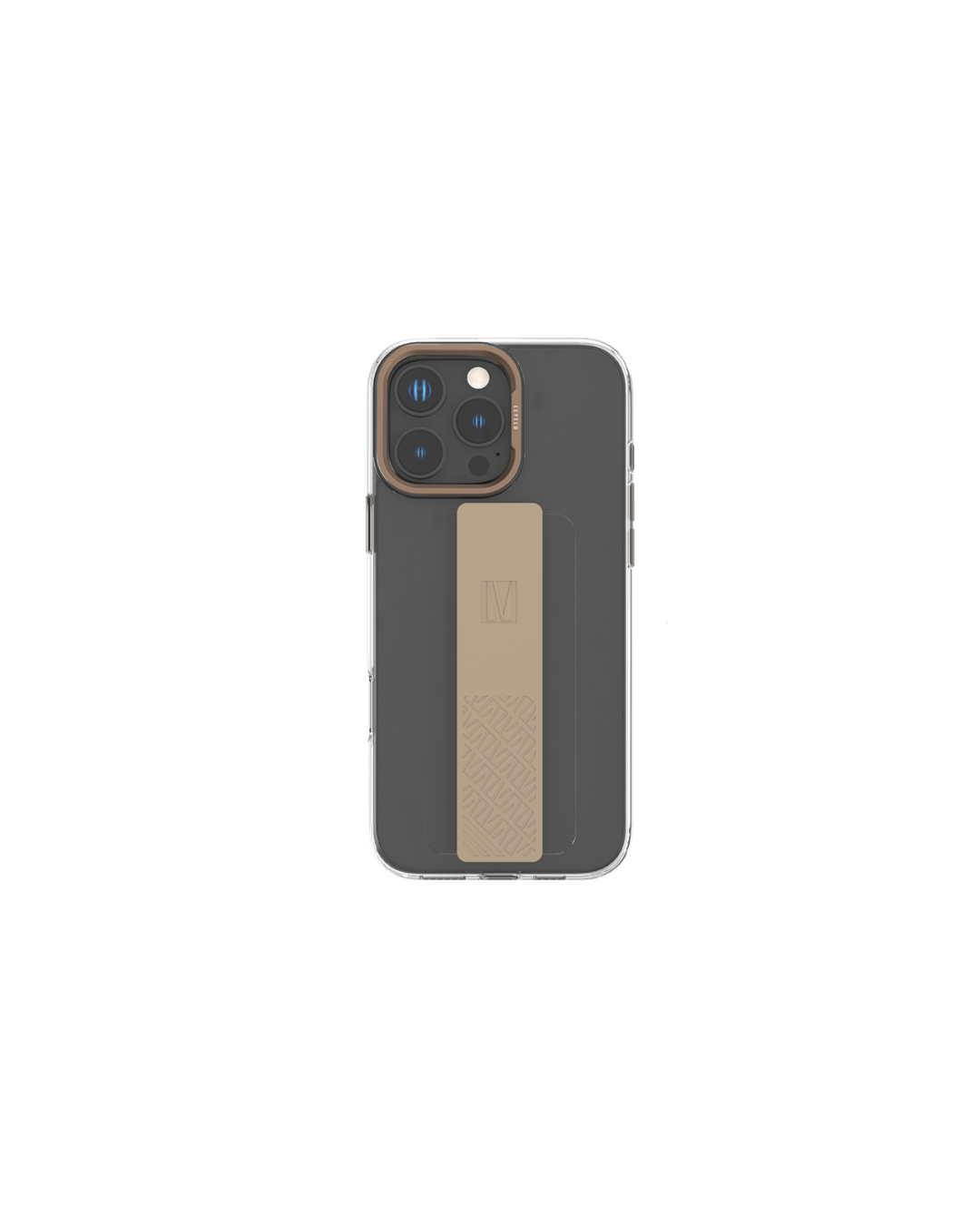 Levelo Graphia IMD Silicone Grip Case For iPhone 16 Pro Max / 16 Pro - Black