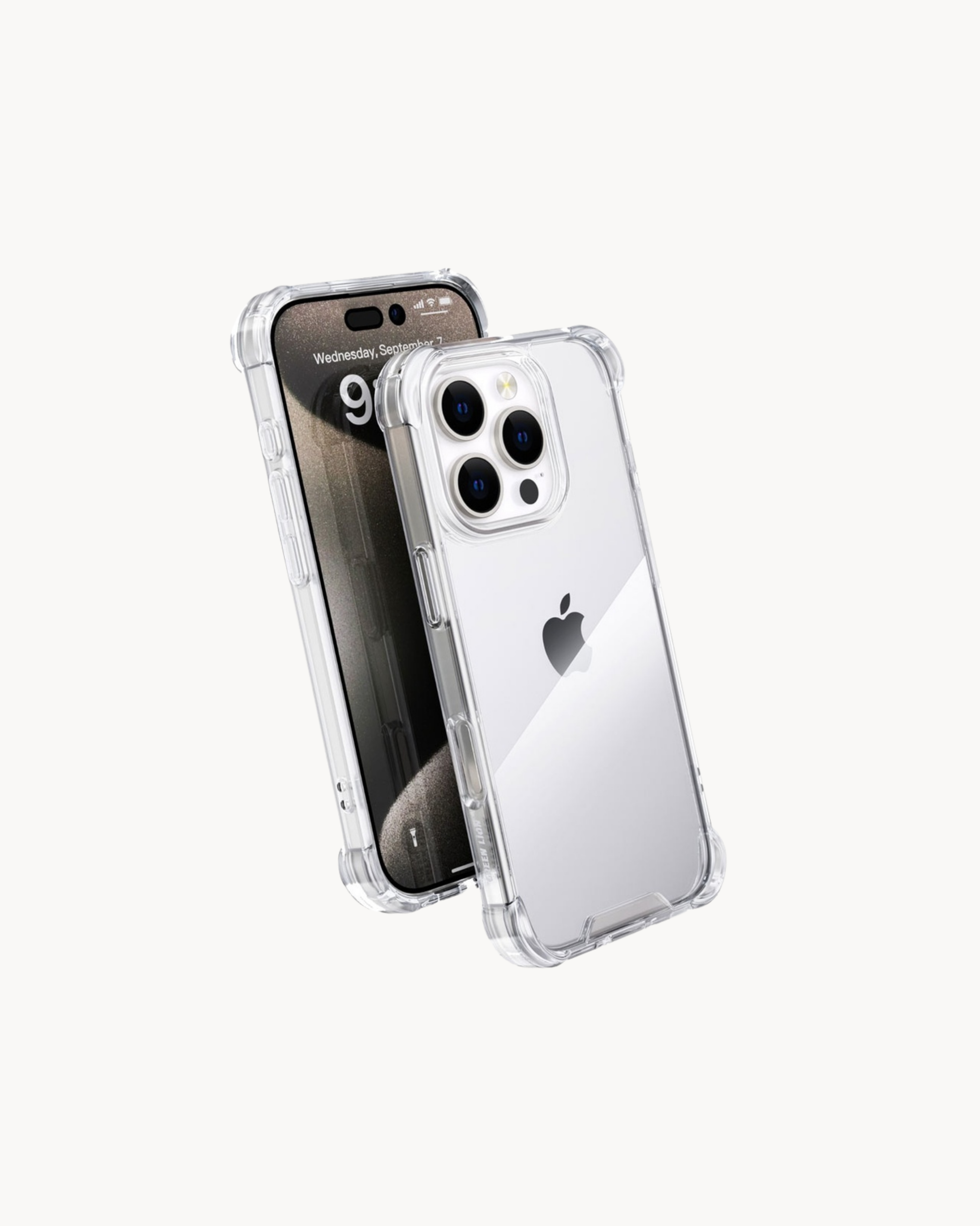 Green Lion Anti-Shock Case Clear