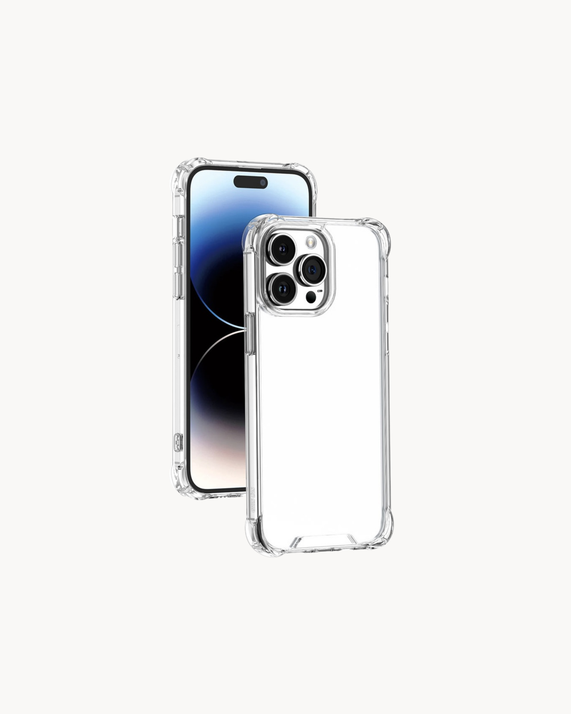Green Lion Anti-Shock Case for iPhone 15 Pro Max / 15 Pro - Clear