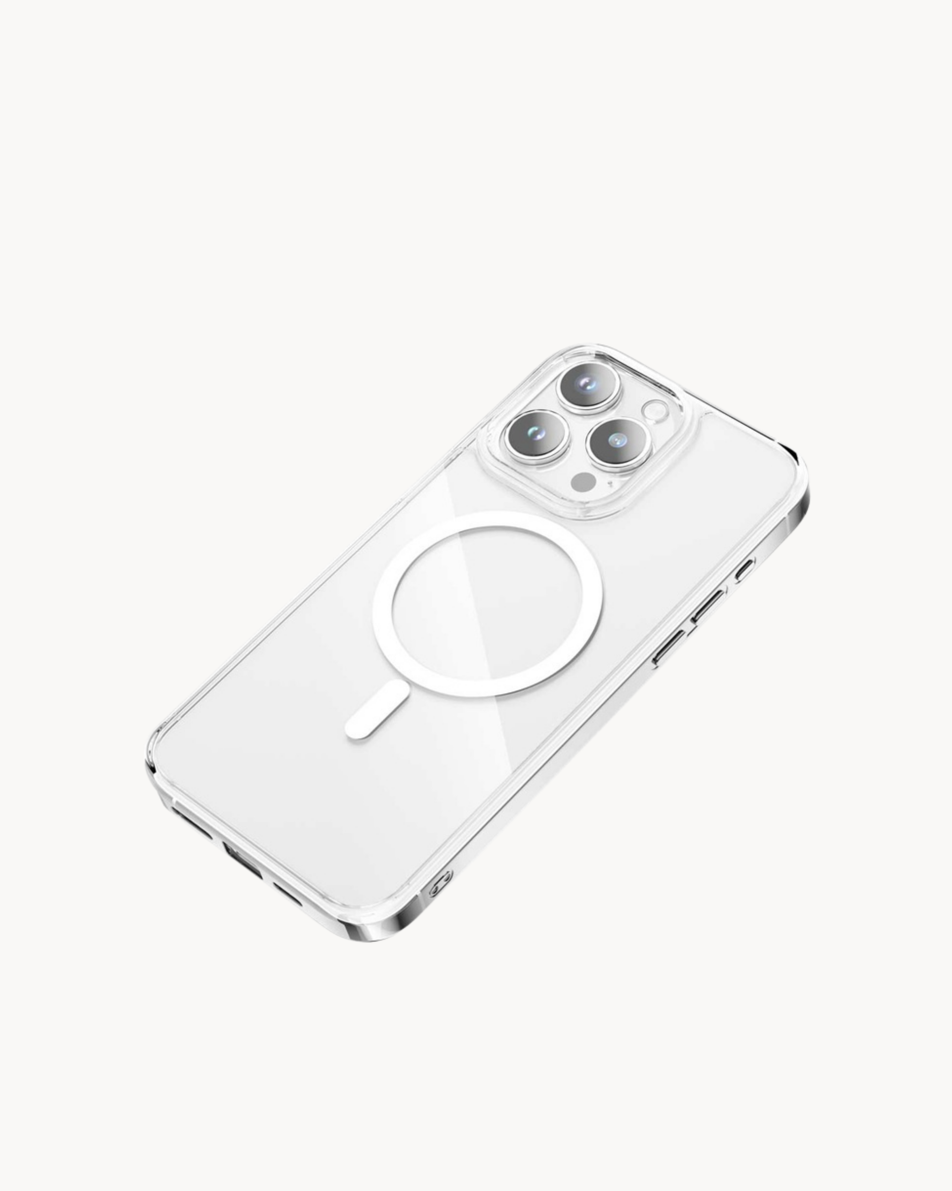 Green Lion Magsafe Crystal Clear Case for iPhone 15 Pro Max / 15 Pro  - Clear