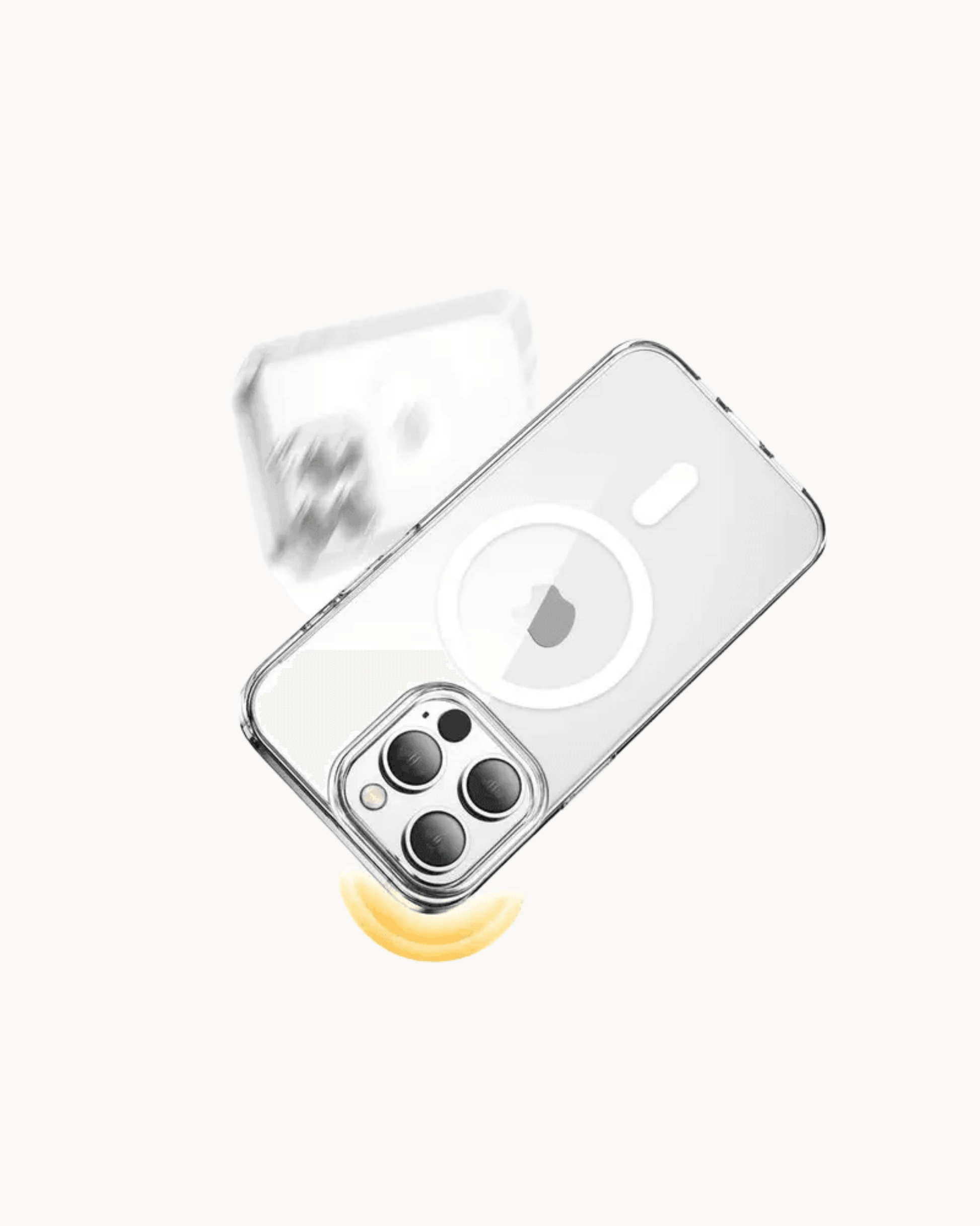 Green Lion 360° Anti-Shock Creative Magnetic Case iPhone 14 Pro/ 13 Pro - Clear