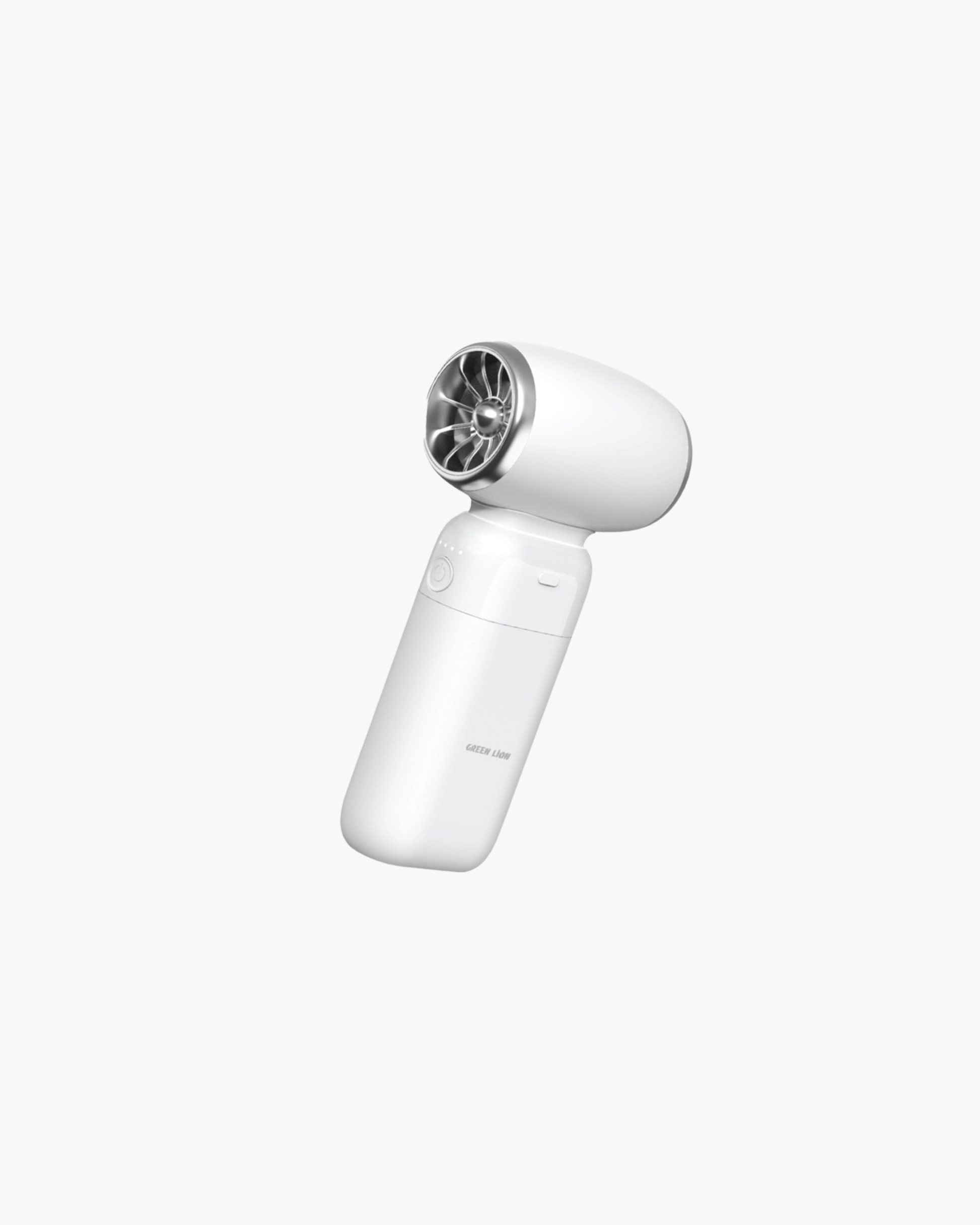 Green Lion Multifunctional 10000mAh Powerbank and Fan - White