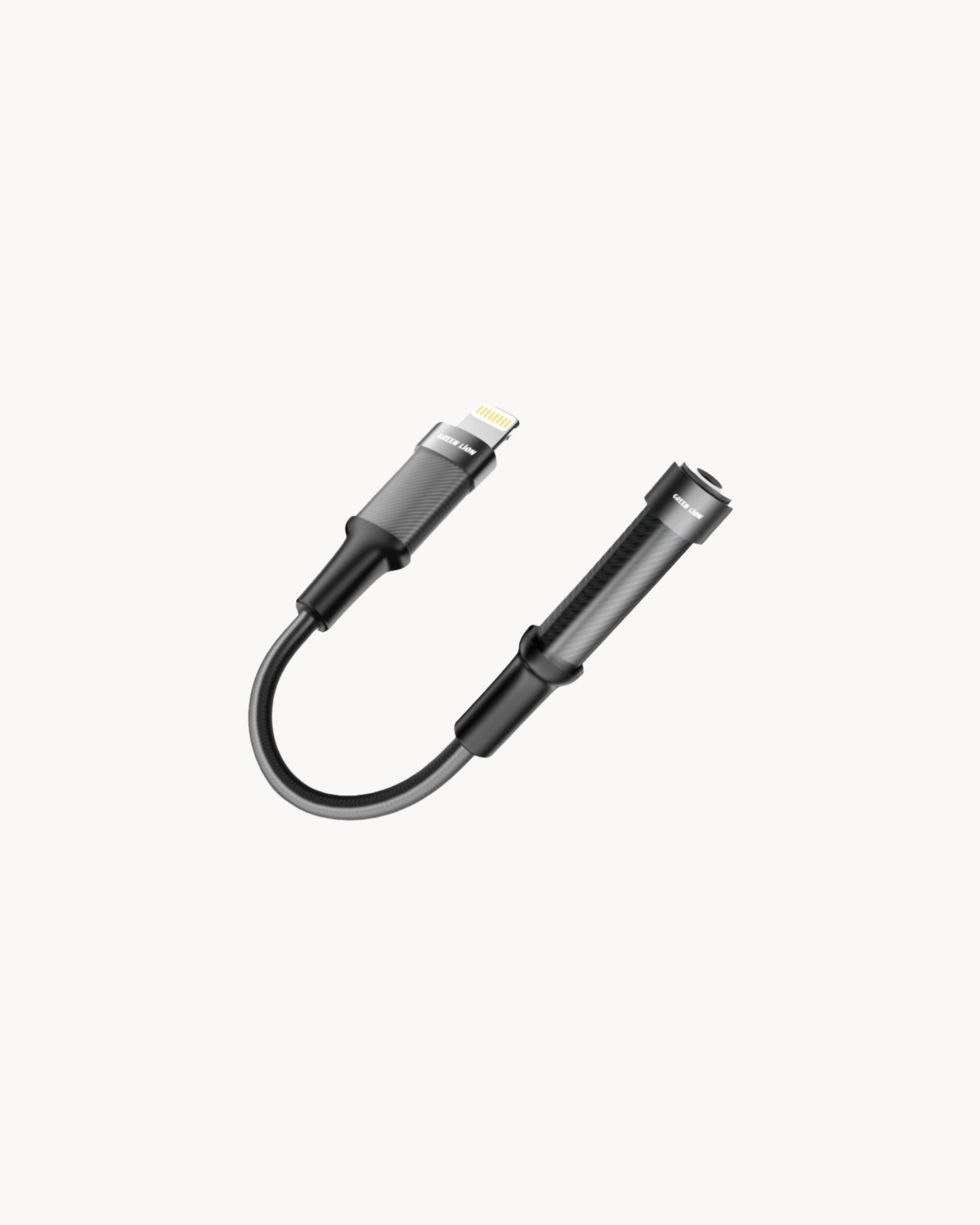 Green Lion Earphone Adapter - Black