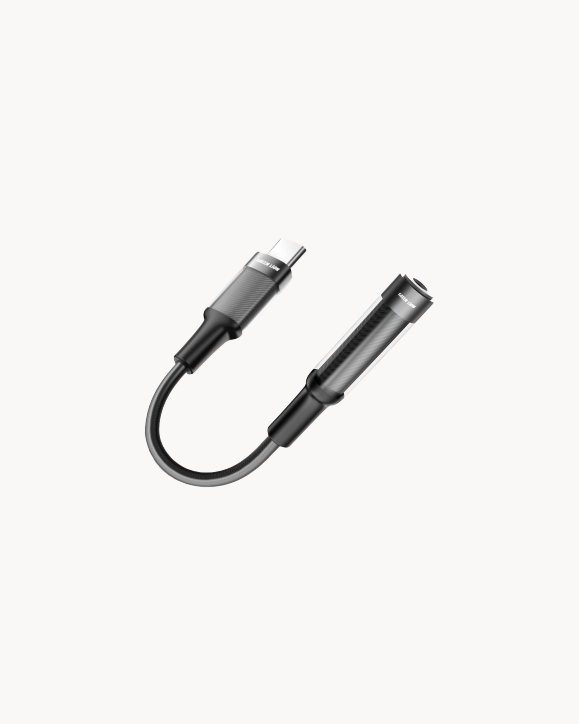 Green Lion Earphone Adapter - Black