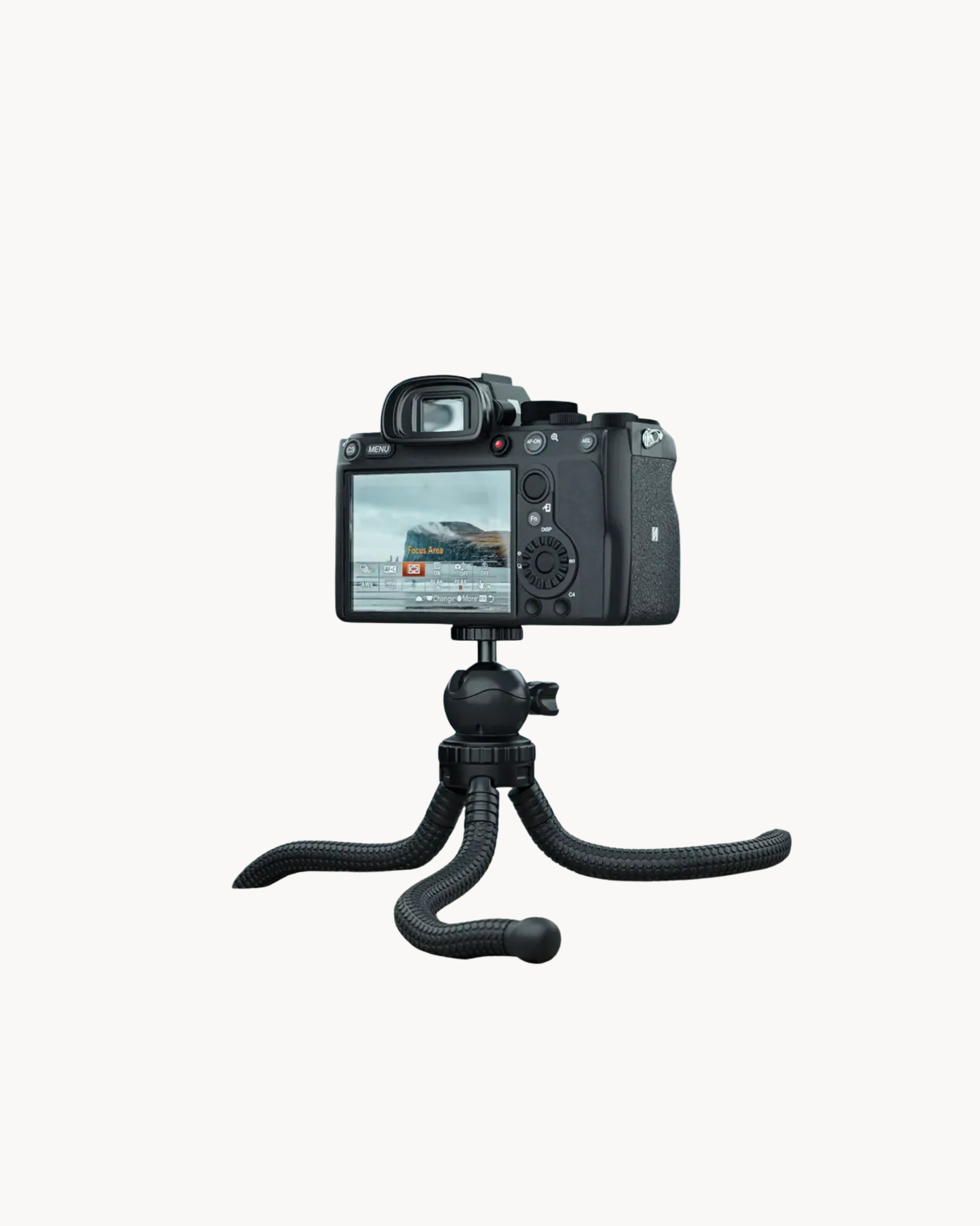 Green Lion Flexible Tripod with Foam Grips - Black