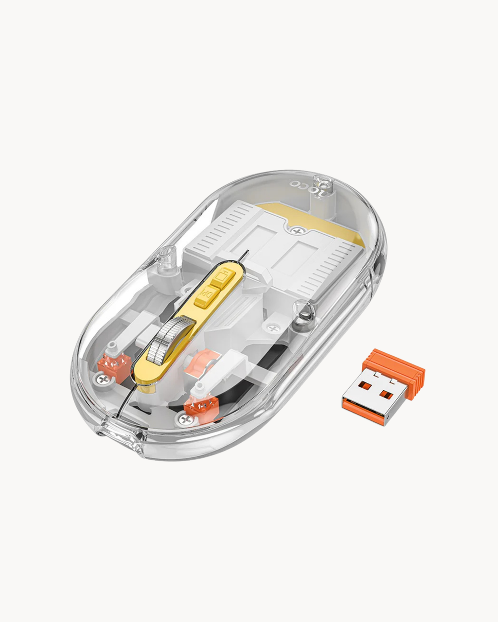 Hoco Magnetic Silent Transparent Mouse GM35