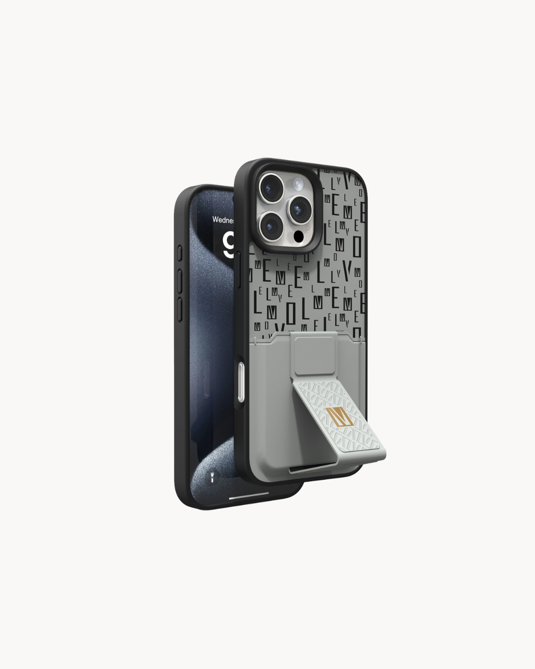 The Levelo Morphix Gripstand Case with Cardholder