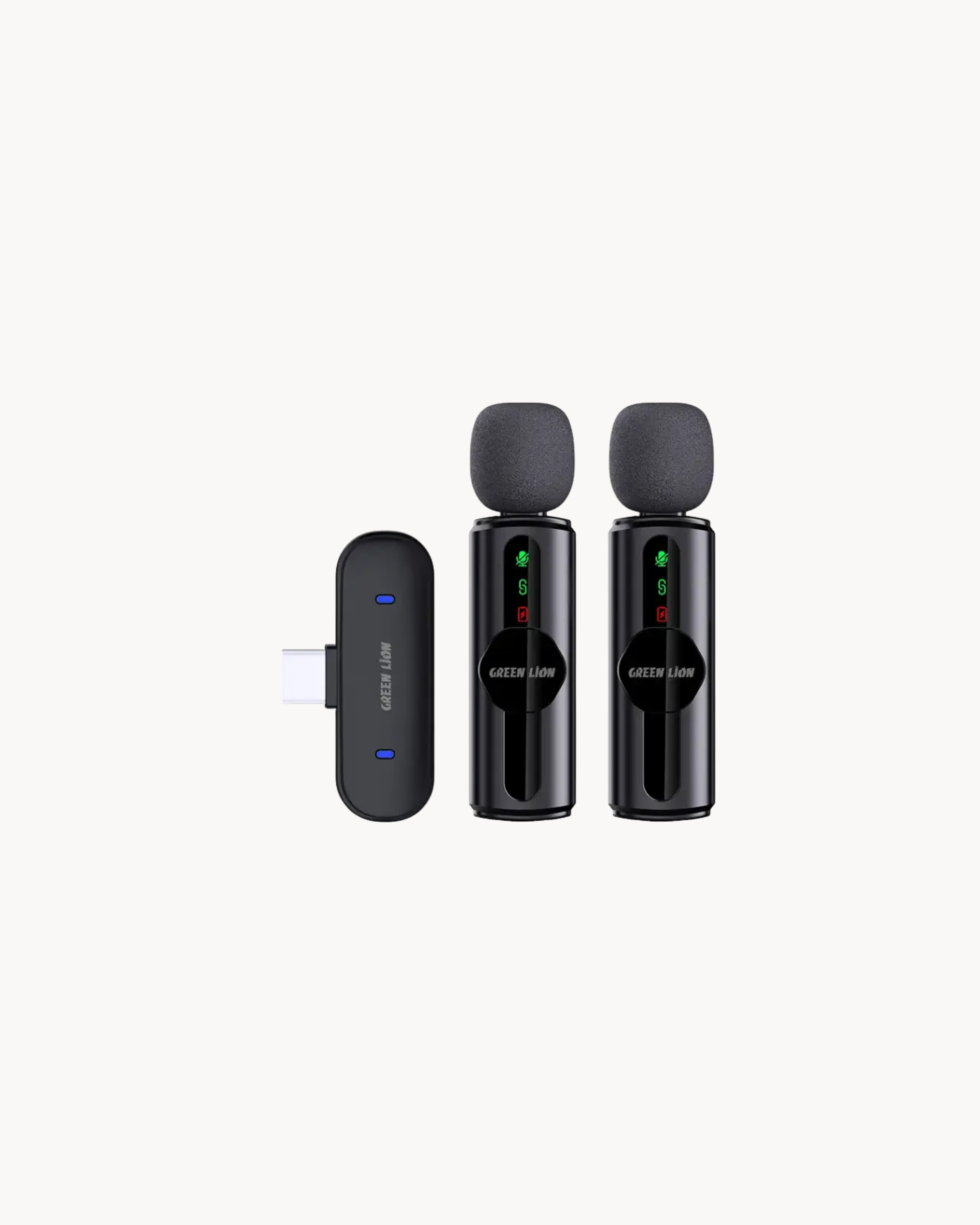 Green Lion Microphone 3 in 1 - Black