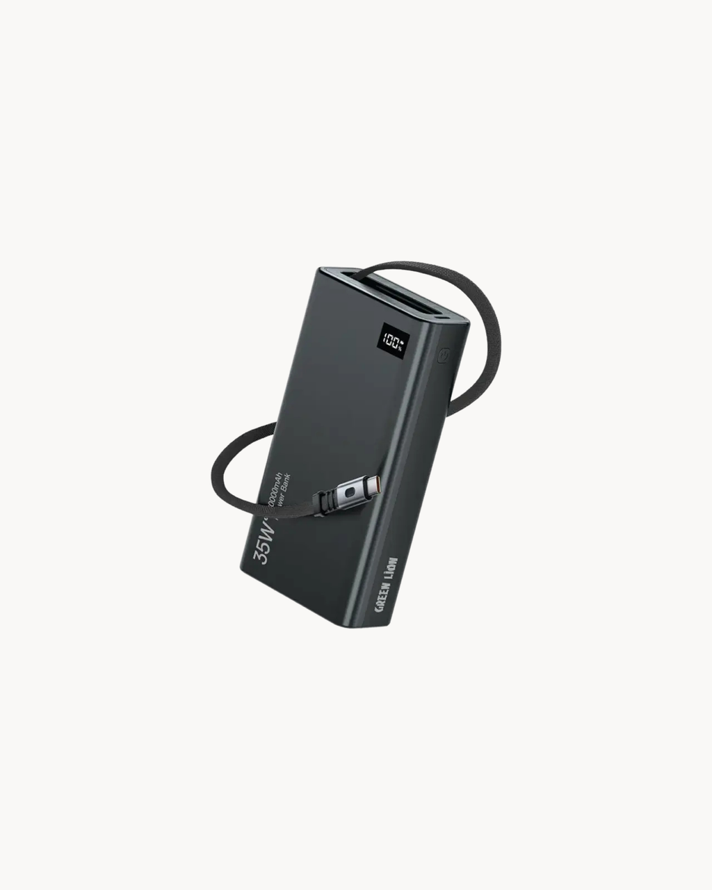 Green Lion Retractable 35W 20000mAh Power Bank
