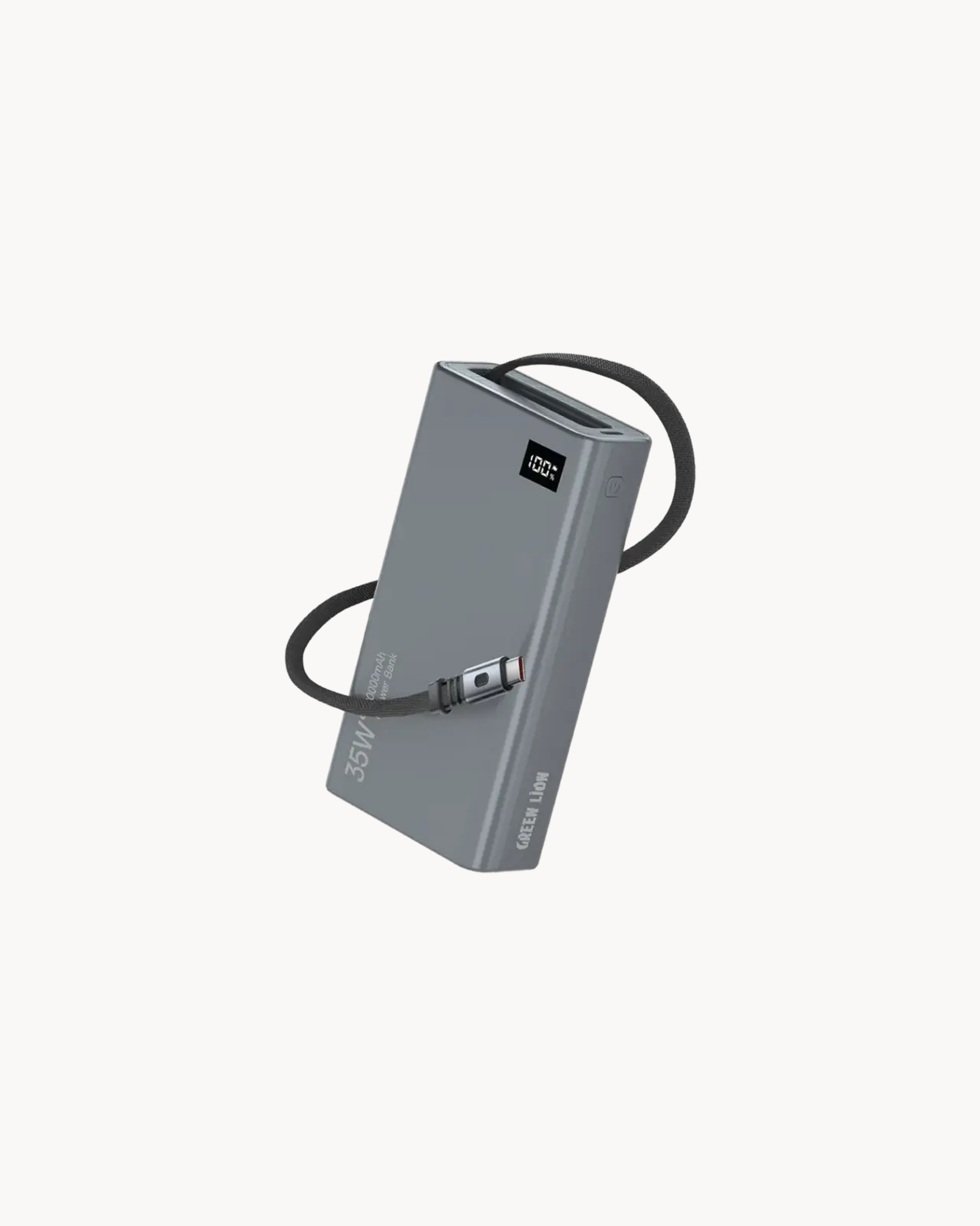 Green Lion Retractable 35W 20000mAh Power Bank