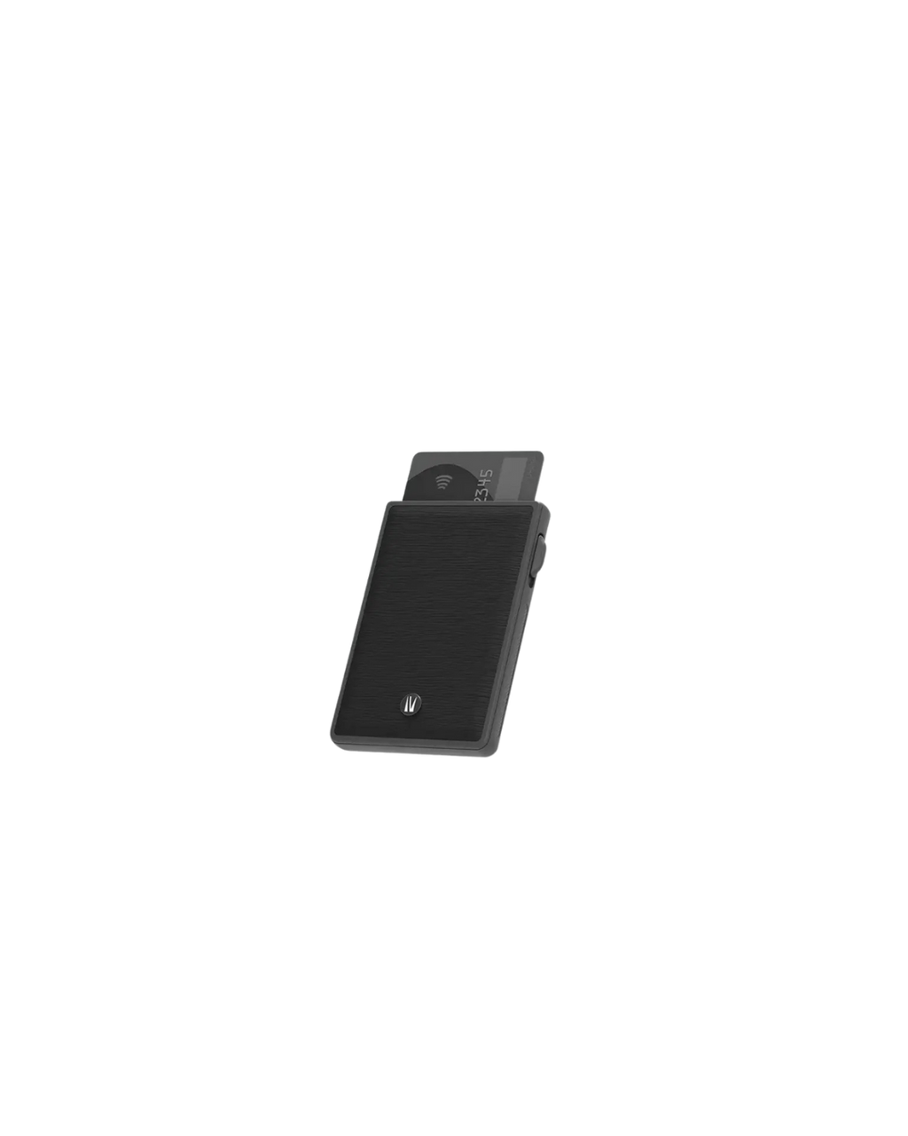 Levelo Lusso MagSafe Saffiano Leather Cardholder - Black