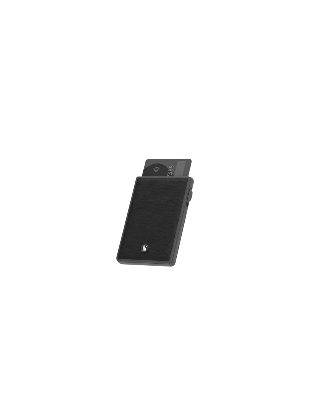 Levelo Lusso MagSafe Saffiano Leather Cardholder - Black