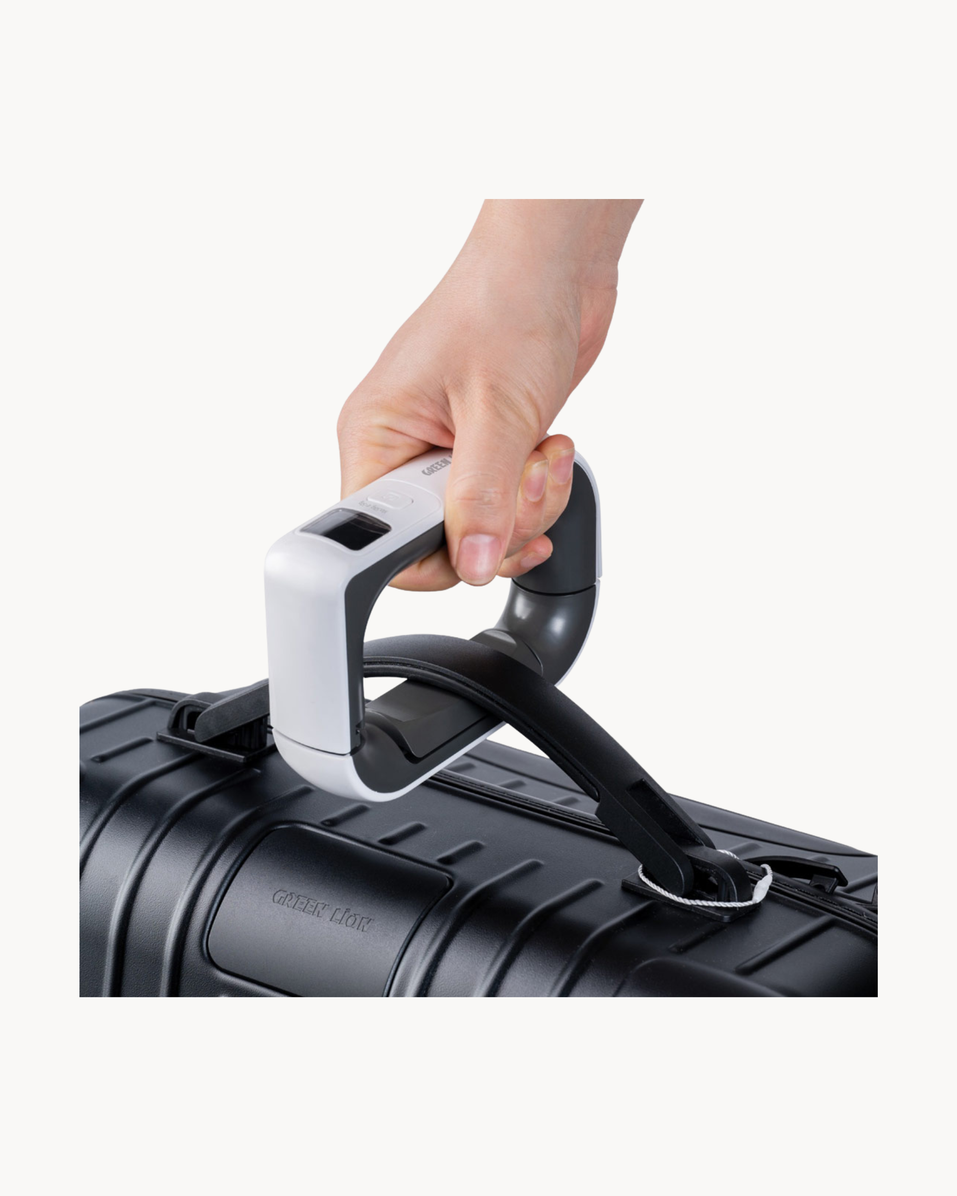 Green Lion Travel Mate Digital Luggage Scale, 200g-50kg Capacity, White – Lightweight and Portable