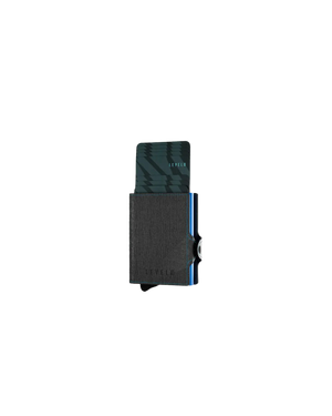 Levelo Cache Genuine Leather Wallet - Black