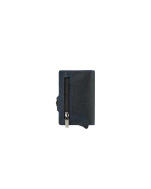 Levelo Cache Genuine Leather Wallet - Black