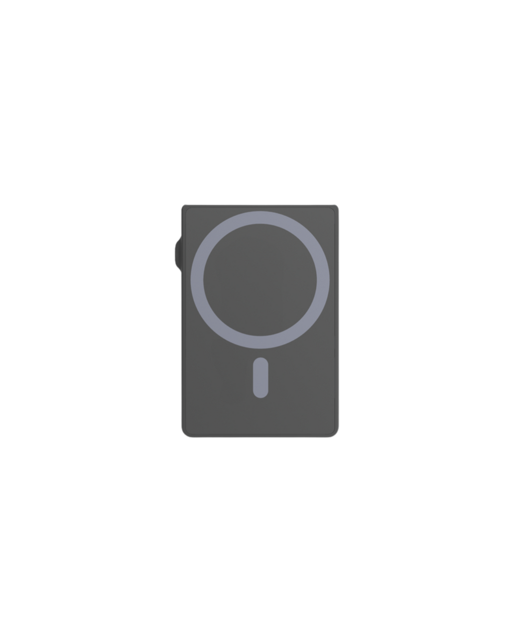 Levelo Lusso MagSafe Saffiano Leather Cardholder - Black