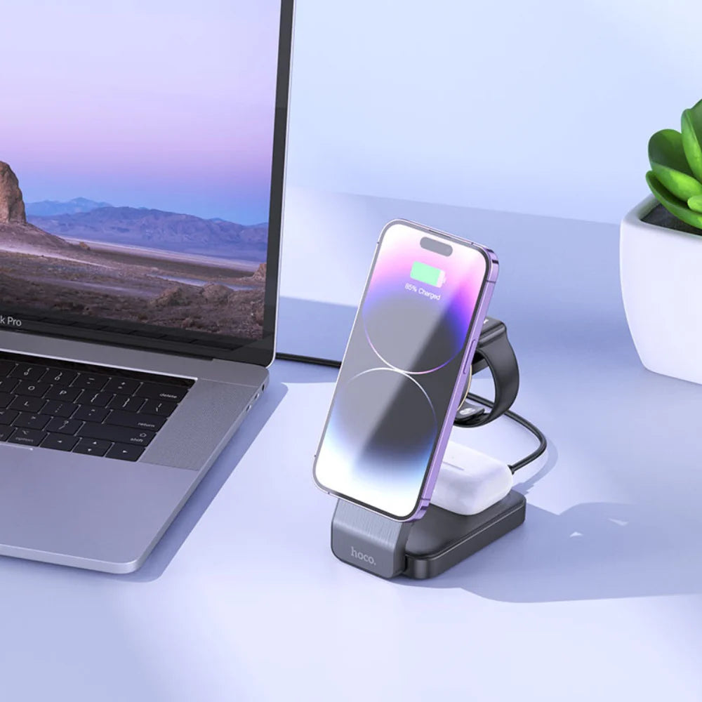 Hoco Folding Magnetic Wireless Charger CQ3
