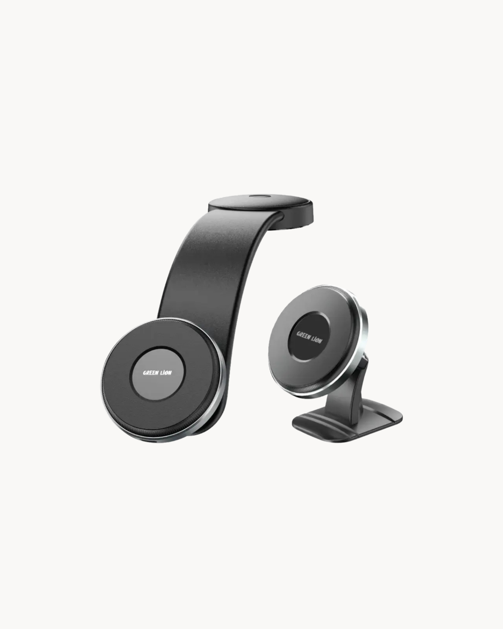 Green Lion 2 in1 Magflex Wireless Car Charger - Black