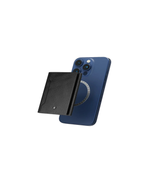 Levelo Mitte 8 in 1 Magsafe Cardholder Wallet - Black