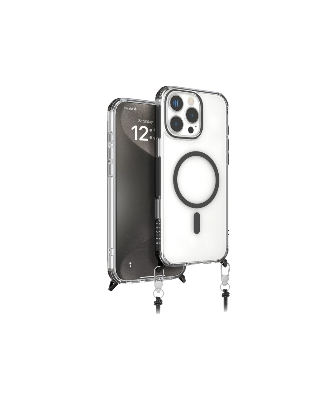 Levelo Celeste Magsafe Case With Crossbody Strap for iPhone 16 Pro Max / Pro