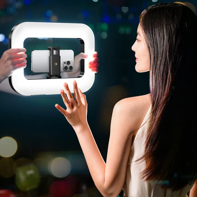 Camera ring light video rig